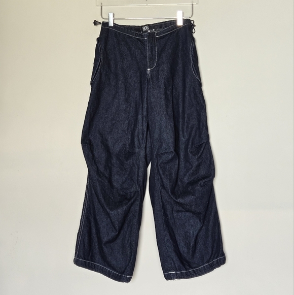 Urban Outfitters BDG Baggy Cargo Balloon Barrel Wide Leg Denim Pant Blue XS - Picture 6 of 16